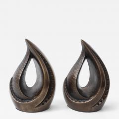 Ben Seibel Ben Seibel Brutalist Tear Drop Bookends - 4809990