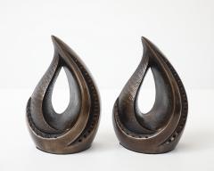 Ben Seibel Ben Seibel Brutalist Tear Drop Bookends - 4810003