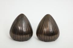 Ben Seibel Ben Seibel Gunmetal Bronze Orb Bookends - 777916