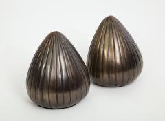 Ben Seibel Ben Seibel Gunmetal Bronze Orb Bookends - 777918