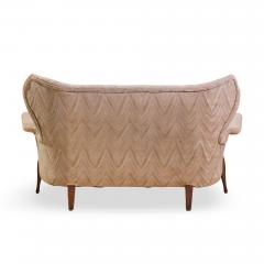 Ben Seibel Ben Seibel Mid Century Walnut Gala Settee Sofa - 4556951