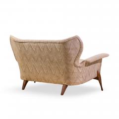 Ben Seibel Ben Seibel Mid Century Walnut Gala Settee Sofa - 4556952