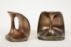 Ben Seibel Ben Seibel Modernist Bronze Bookends - 819419