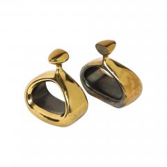 Ben Seibel Ben Seibel Stirrup Bookends Brass Jenfred Ware Raymor Signed - 4432846