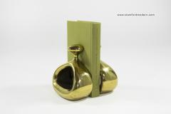 Ben Seibel Ben Seibel for Jenfred Ware Brass Stirrup Bookends - 248290
