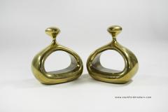 Ben Seibel Ben Seibel for Jenfred Ware Brass Stirrup Bookends - 248293