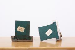 Ben Seibel Modernist Bronze Bookends by Ben Seibel USA 1950s - 1700960