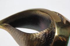 Ben Seibel Pair of Modernist Brass Flame Bookends Designed by Ben Seibel for Jenfredware - 2530813