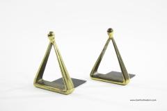 Ben Seibel Pair of Triangular Bookends by Ben Seibel for Jenfred Ware 1950s - 240958