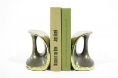 Ben Seibel Patinated Brass Bookends by Ben Seibel for Jenfred Ware - 302863