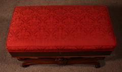 Bench Or Stool From The Beginning Of The 19th Century In Mahogany - 2900251