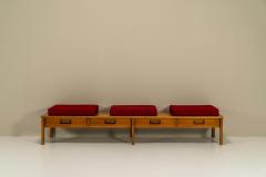 Bench in Walnut by Frattini Bettonica for Cantieri Carugati Italy 1956 - 3283391