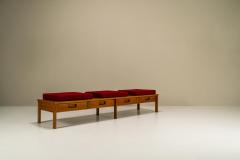 Bench in Walnut by Frattini Bettonica for Cantieri Carugati Italy 1956 - 3283396