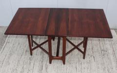 Bendt Winge 1960s Norwegian Rosewood Drop Leaf Dining Table - 1176298