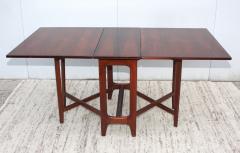 Bendt Winge 1960s Norwegian Rosewood Drop Leaf Dining Table - 1176299