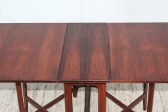 Bendt Winge 1960s Norwegian Rosewood Drop Leaf Dining Table - 1176300