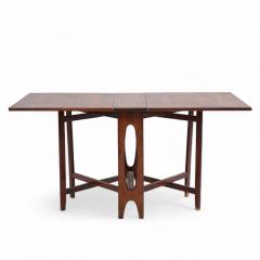 Bendt Winge Bendt Winge Mid Century Norwegian Rosewood Drop Leaf Rosewood Dining Table - 4346638