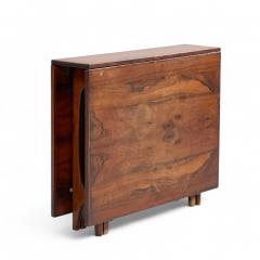 Bendt Winge Bendt Winge Mid Century Norwegian Rosewood Drop Leaf Rosewood Dining Table - 4346642