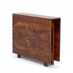 Bendt Winge Bendt Winge Mid Century Norwegian Rosewood Drop Leaf Rosewood Dining Table - 4346643