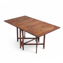 Bendt Winge Bendt Winge Mid Century Norwegian Rosewood Drop Leaf Rosewood Dining Table - 4346644