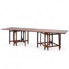 Bendt Winge Bendt Winge Midcentury Norwegian Rosewood Drop Leaf Rosewood Dining Table Pair - 4346696