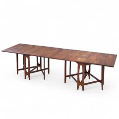 Bendt Winge Bendt Winge Midcentury Norwegian Rosewood Drop Leaf Rosewood Dining Table Pair - 4346702