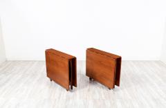 Bendt Winge Norwegian Modern Drop Leaf Teak Dining Tables Set by Bendt Winge - 3268990