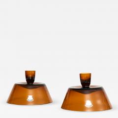 Bengt Edenfalk Candlesticks Vases Produced by Skruf - 1982379