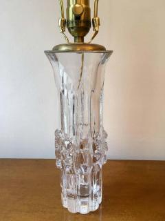 Bengt Edenfalk Pair of Swedish Bengt Edenfalk Glass 1960s Table Lamps - 1262354