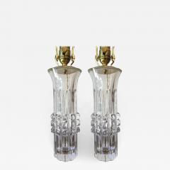Bengt Edenfalk Pair of Swedish Bengt Edenfalk Glass 1960s Table Lamps - 1273598