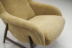 Bengt Ruda Rare Eared Lounge Chair by Bengt Ruda for Artifort The Netherlands 1960s - 3032710