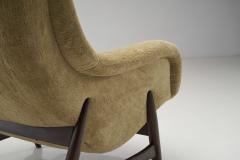 Bengt Ruda Rare Eared Lounge Chair by Bengt Ruda for Artifort The Netherlands 1960s - 3032718