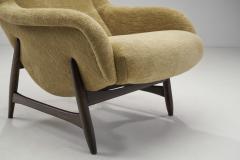 Bengt Ruda Rare Eared Lounge Chair by Bengt Ruda for Artifort The Netherlands 1960s - 3032721