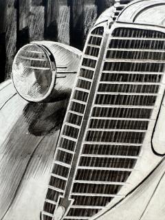 Benjamin Albert Stahl Classic Car Lincoln Nash Illustration Automobilia Timeless Aesthetic - 4413228