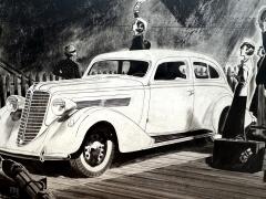 Benjamin Albert Stahl Classic Car Lincoln Nash Illustration Automobilia Timeless Aesthetic - 4413231