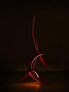 Benjamin Gillespie Entropy Arc Floor Lamp in Red 2024 - 4024875