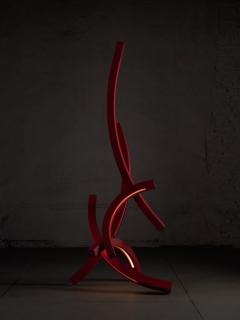 Benjamin Gillespie Entropy Arc Floor Lamp in Red 2024 - 4024882