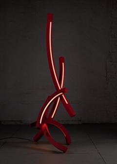 Benjamin Gillespie Entropy Arc Floor Lamp in Red 2024 - 4024905