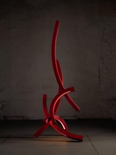 Benjamin Gillespie Entropy Arc Floor Lamp in Red 2024 - 4024910