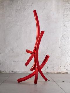 Benjamin Gillespie Entropy Arc Floor Lamp in Red 2024 - 4024913
