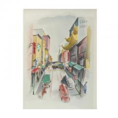 Benjamin Harris Pair of Signed Benjamin Jorj Harris Airbrush San Francisco Cable Car Artworks - 2797174