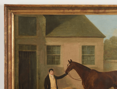 Benjamin Marshall English Oil Painting of Horse and Groom Attributed to Ben Marshall - 1757349