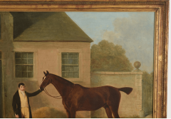 Benjamin Marshall English Oil Painting of Horse and Groom Attributed to Ben Marshall - 1757354
