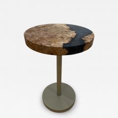 Benjamin McLaughlin Champagne Maple Burl Side Table - 3925736