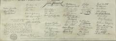 Benjamin Owen Tyler 1818 Declaration of Independence Broadside Engraved by Benjamin Owen Tyler - 3473364