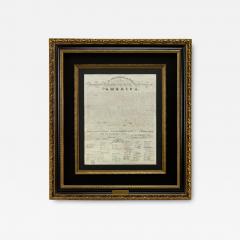 Benjamin Owen Tyler 1818 Declaration of Independence Broadside Engraved by Benjamin Owen Tyler - 3479322