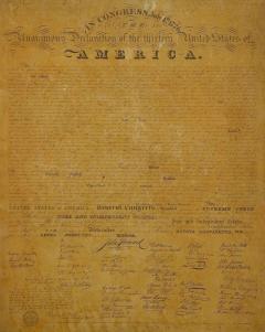 Benjamin Owen Tyler 1818 Declaration of Independence Broadside Engraved by Benjamin Owen Tyler - 3985863