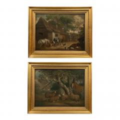 Benjamin Zobel A Pair of Sand Pictures by Benjamin Zobel framed by Benjamin Taylor - 3258108