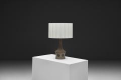 Benny Bartholdy Pedersen Stoneware Table Lamp with Decorations for Bartholdy Keramik Denmark ca 1960s - 4739944