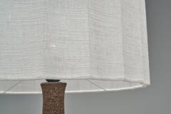 Benny Bartholdy Pedersen Stoneware Table Lamp with Decorations for Bartholdy Keramik Denmark ca 1960s - 4739953